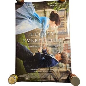 The Theory of Everything 2014 Original Movie Poster 27x40 Eddie Redmayne D/S